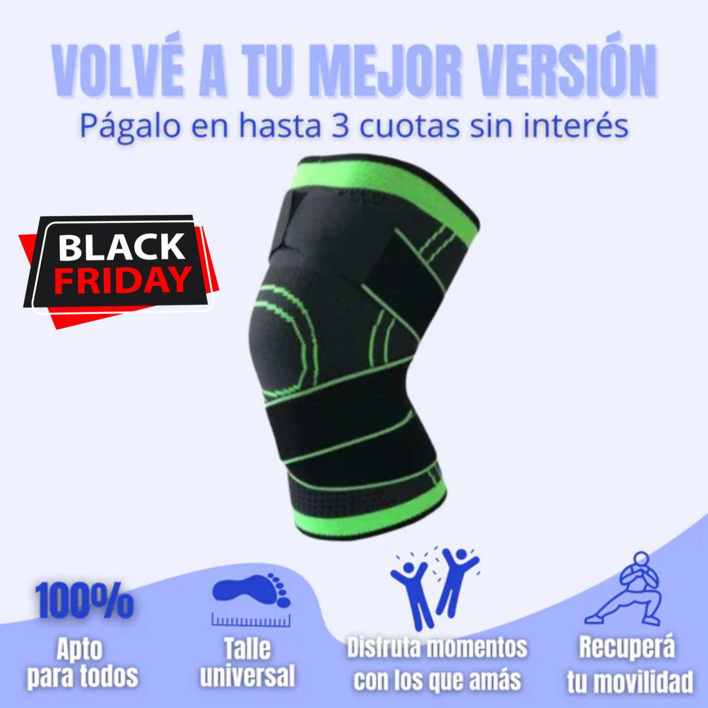 Rodillera Reforzada - Recupera tu version sin dolor