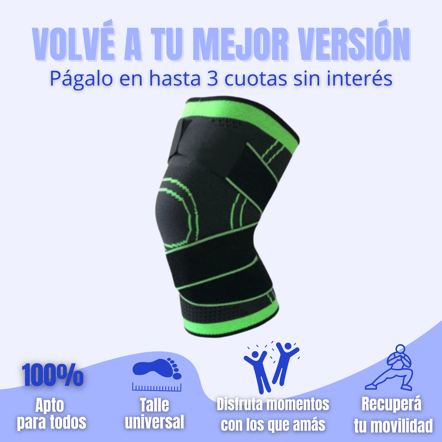 Rodillera Reforzada - Recupera tu version sin dolor