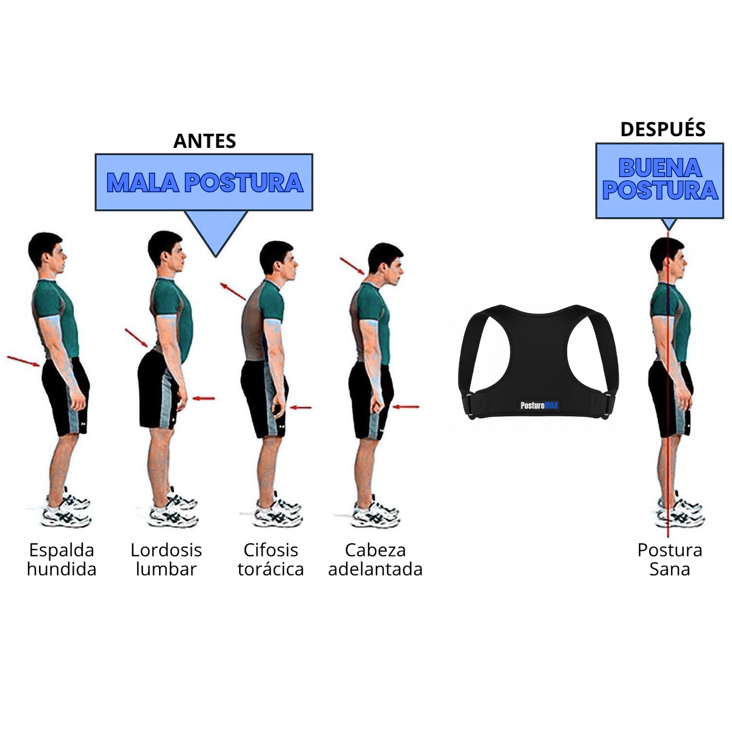 Chaleco Corrector De Postura PostureMAX
