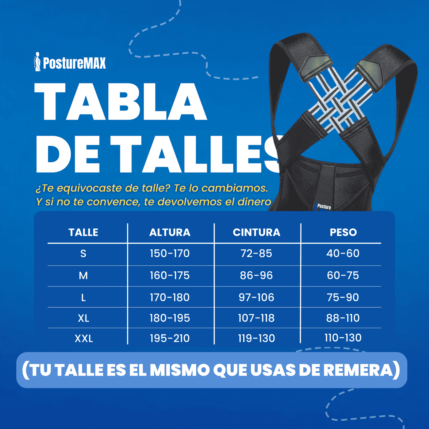 Corrector de Postura PostureMAX