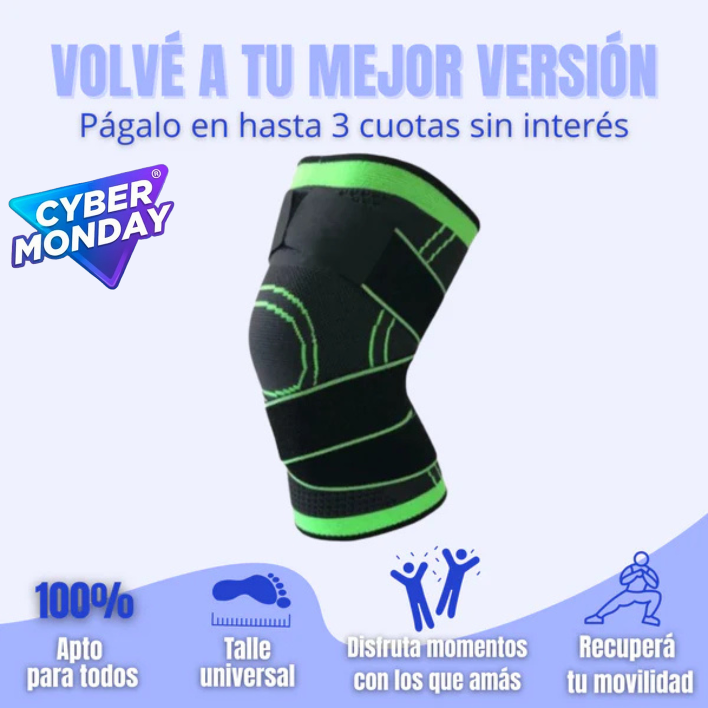 Rodillera Reforzada - Recupera tu version sin dolor