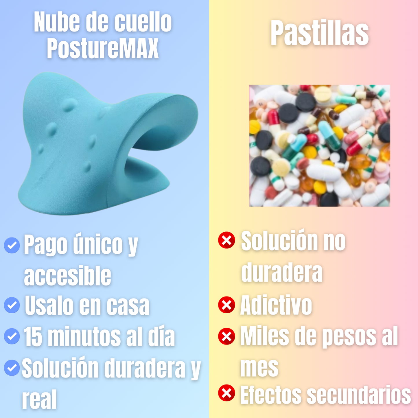 Corrector de dolor y postura cuello, espalda y hombros Neckmax