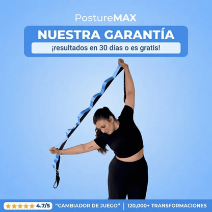Banda de elongación PostureMAX - Alivio Espalda, talón y ciática
