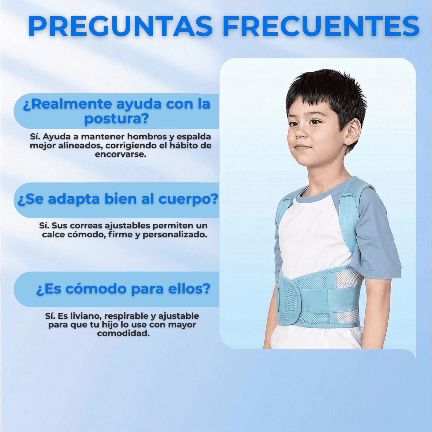Corrector De Postura Niños PostureMAX