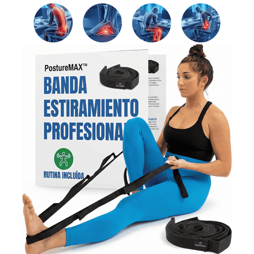 Banda de elongación PostureMAX - Alivio Espalda, talón y ciática
