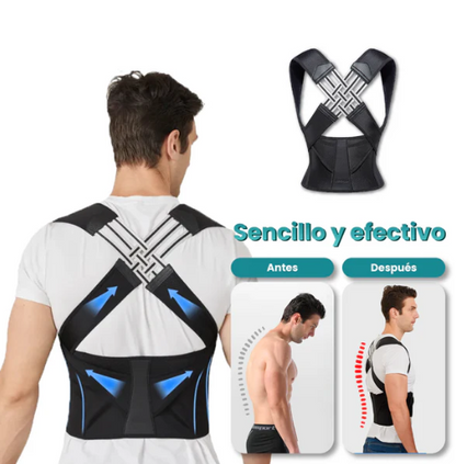 CORRECTOR POSTURAL POSTUREMAX + RODILLERAS DE REGALO CYBERMONDAY
