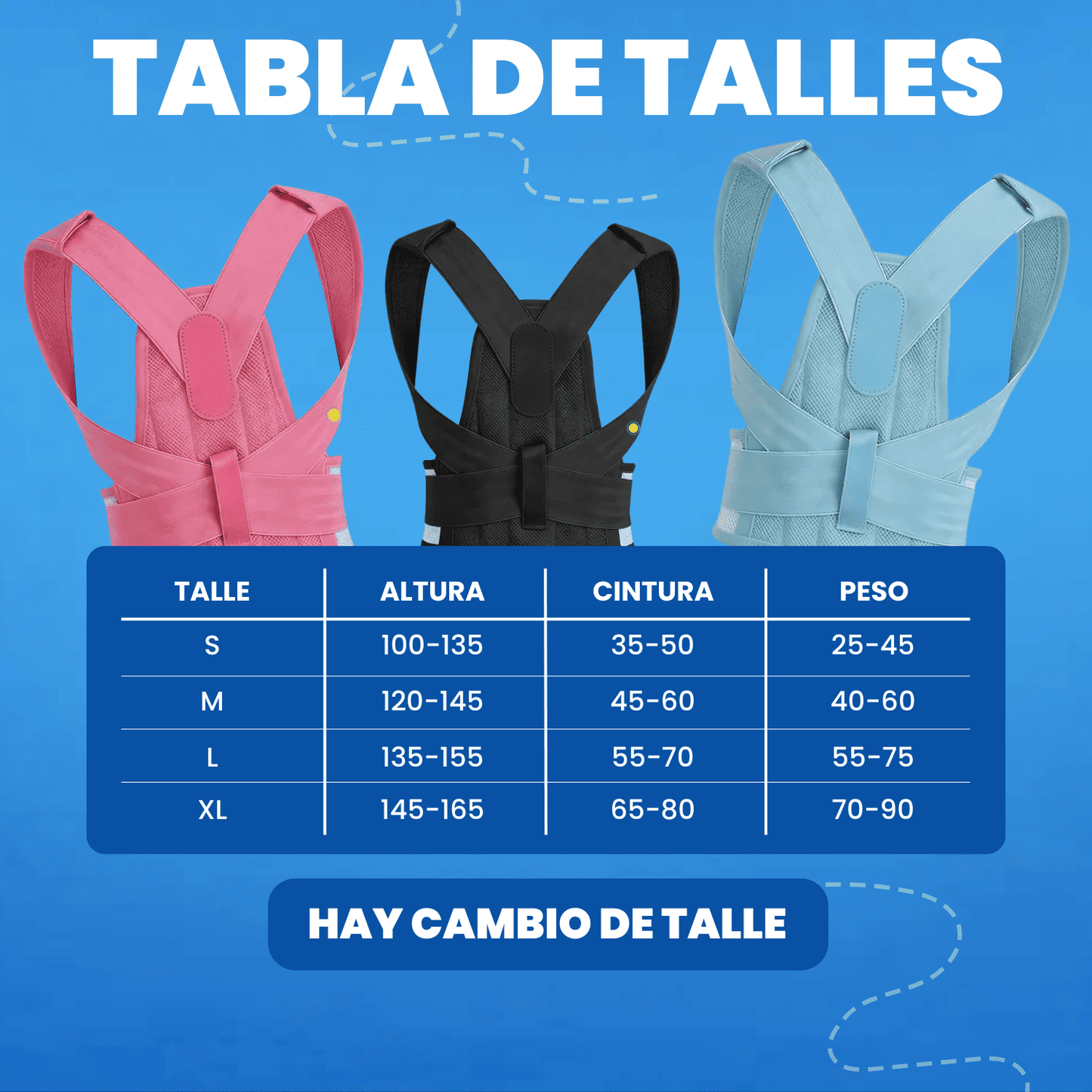 Corrector De Postura Niños PostureMAX