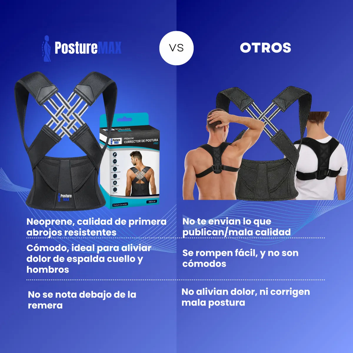 Corrector de Postura PostureMAX